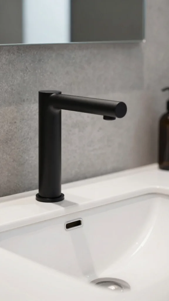 10 Bathroom Faucet Ideas That Upgrade the Whole Sink Instantly - 4. Modern Matte Black Faucets 1