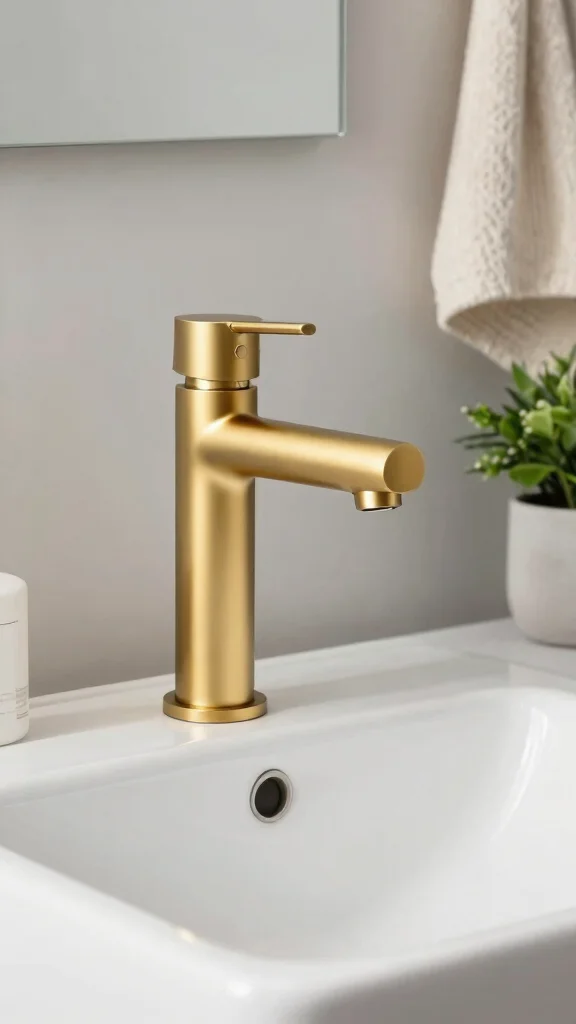 10 Bathroom Faucet Ideas That Upgrade the Whole Sink Instantly - 7. Colorful Faucet Finishes 1