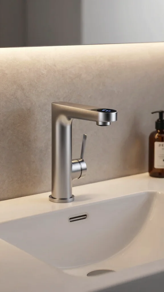 10 Bathroom Faucet Ideas That Upgrade the Whole Sink Instantly - 9. Smart Faucets with Integrated Technology 1