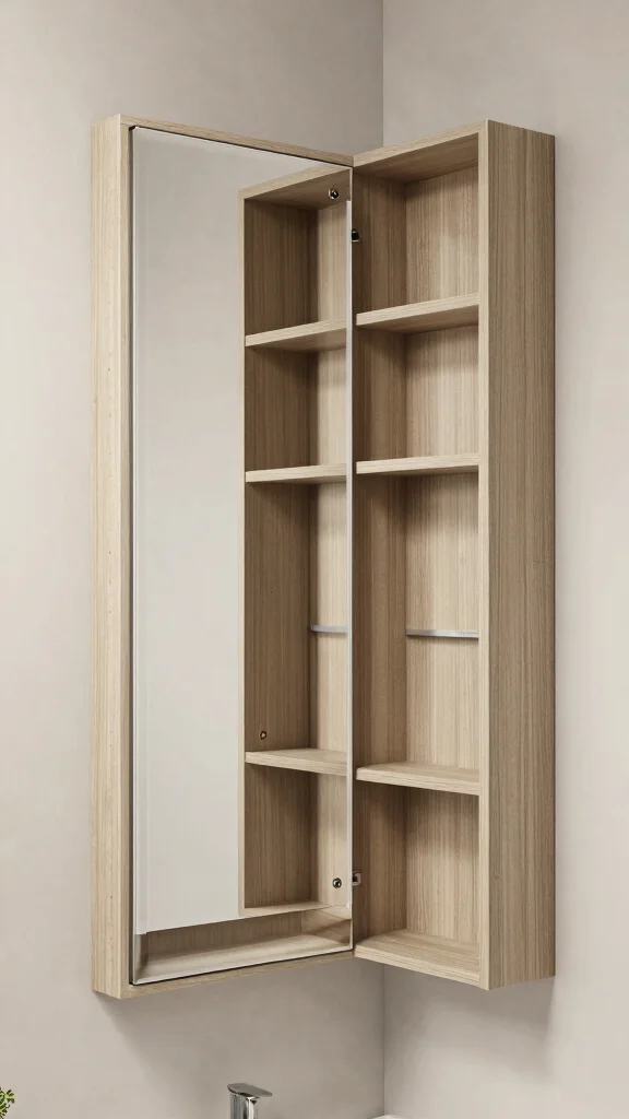 10 Bathroom Mirror Cabinet Ideas That Hide Clutter in Plain Sight - 7. Custom Built-ins 1