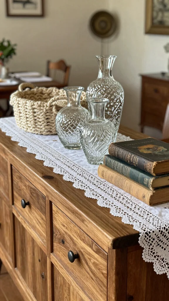 10 Dining Room Buffet Decor Ideas That Look Curated and Elegant - 1. Layered Textures 1