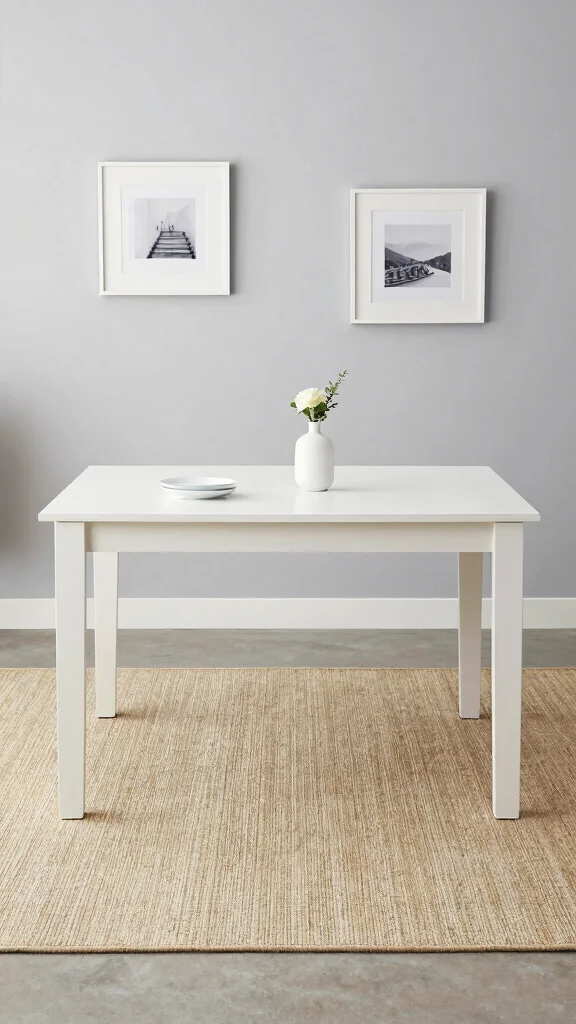 10 Dining Room Jute Rug Ideas for a Natural, Textured Look - 4. Minimalist Aesthetic 1