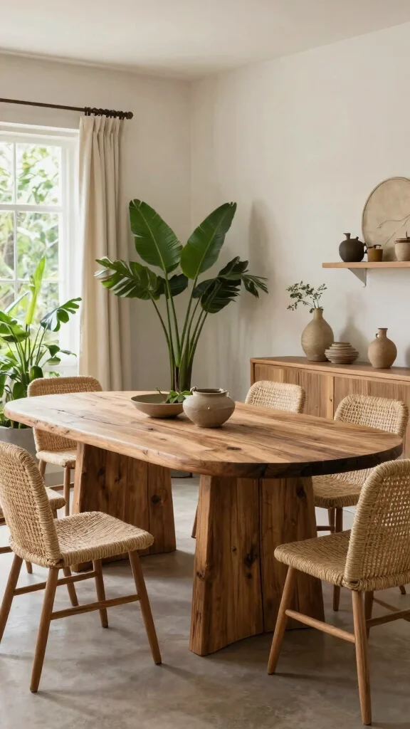 10 Dining Room Oval Table Ideas for Rooms That Need a Softer Shape - 10. Eco-Friendly Options 1