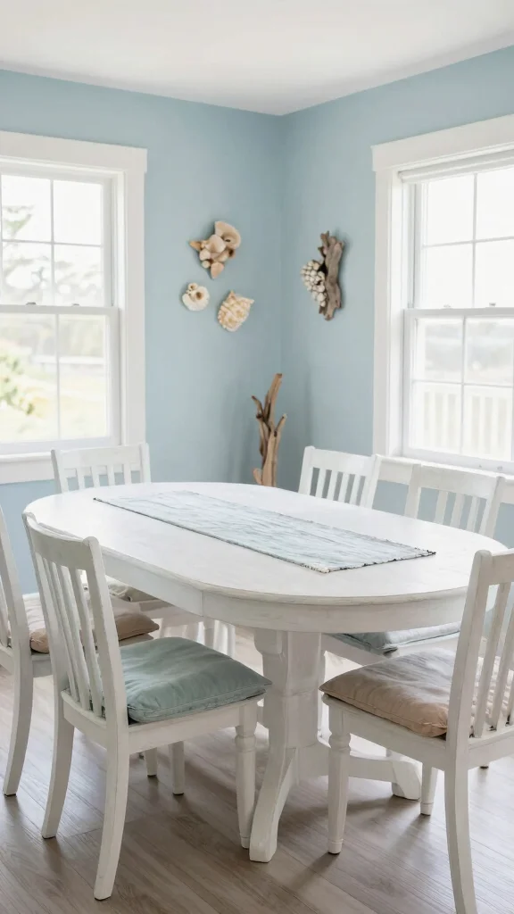 10 Dining Room Oval Table Ideas for Rooms That Need a Softer Shape - 2. Whitewash Wonders 1