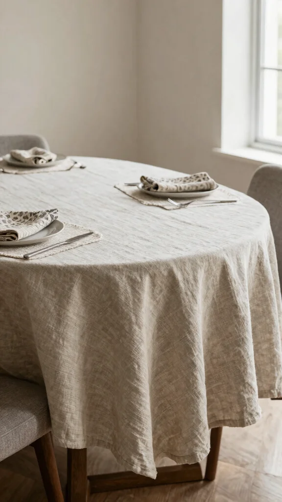10 Dining Room Oval Table Ideas for Rooms That Need a Softer Shape - 8. Textured Textiles 1