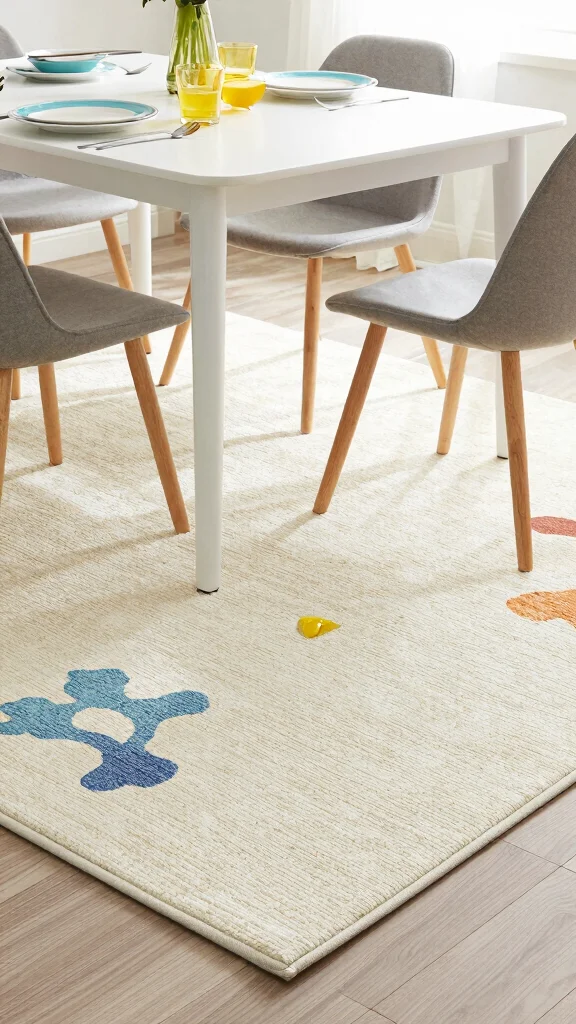 10 Dining Room Rug Size Tips So You Never Pick the Wrong One - 4. Think About Maintenance 1