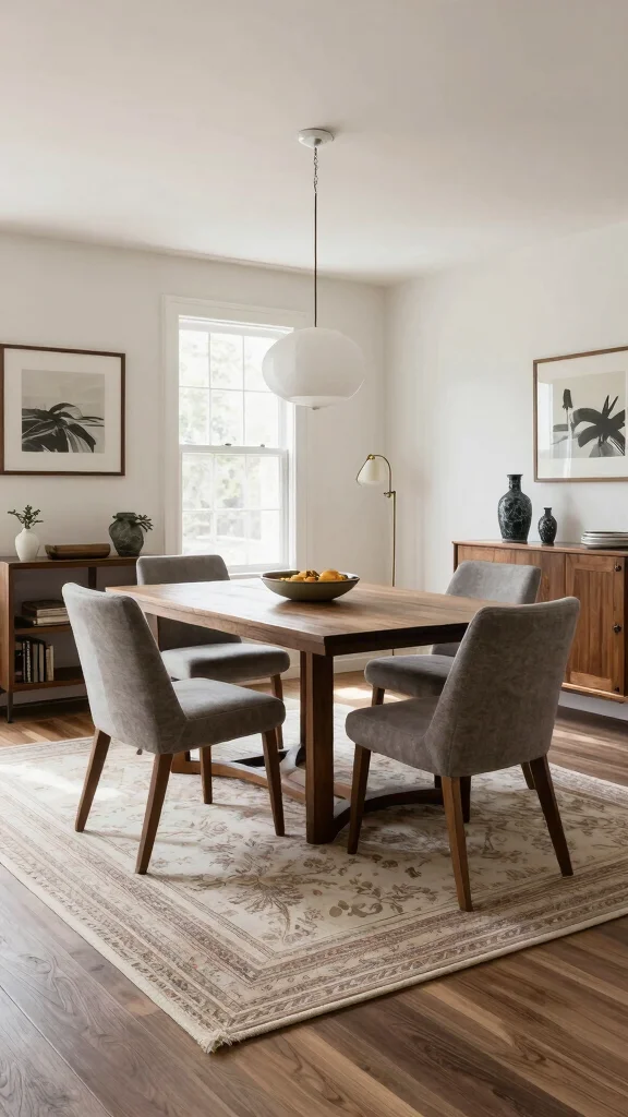10 Dining Room Rug Size Tips So You Never Pick the Wrong One - 7. Define Your Space with Area Rugs 1