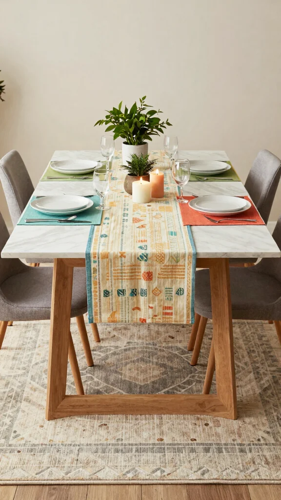 10 Dining Room Rug Size Tips So You Never Pick the Wrong One - 8. Accessorize with Style 1
