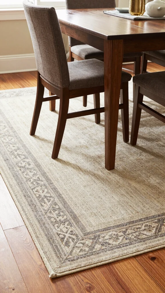 10 Dining Room Rug Size Tips So You Never Pick the Wrong One - 9. Don’t Forget About the Floor 1