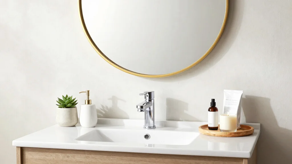 10 Restroom Vanity Decor Ideas That Keep the Counter Looking Styled