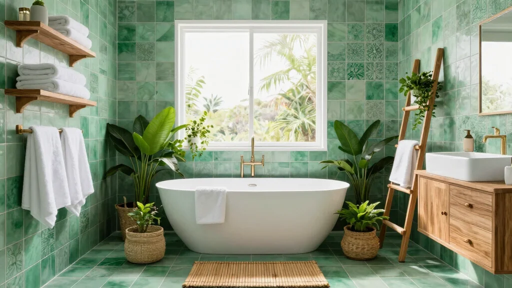 11 Bathroom Green Tile Ideas That Add Color Without Overwhelming