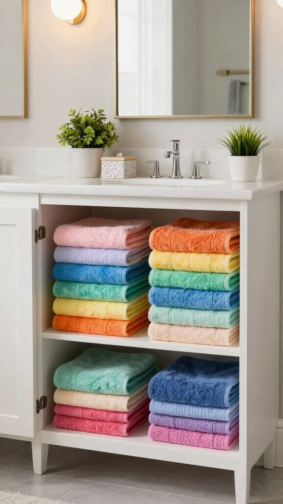 11 Bathroom Linen Cabinet Ideas for Extra Storage Done Beautifully - 3. Open Shelving for a Chic Display 1