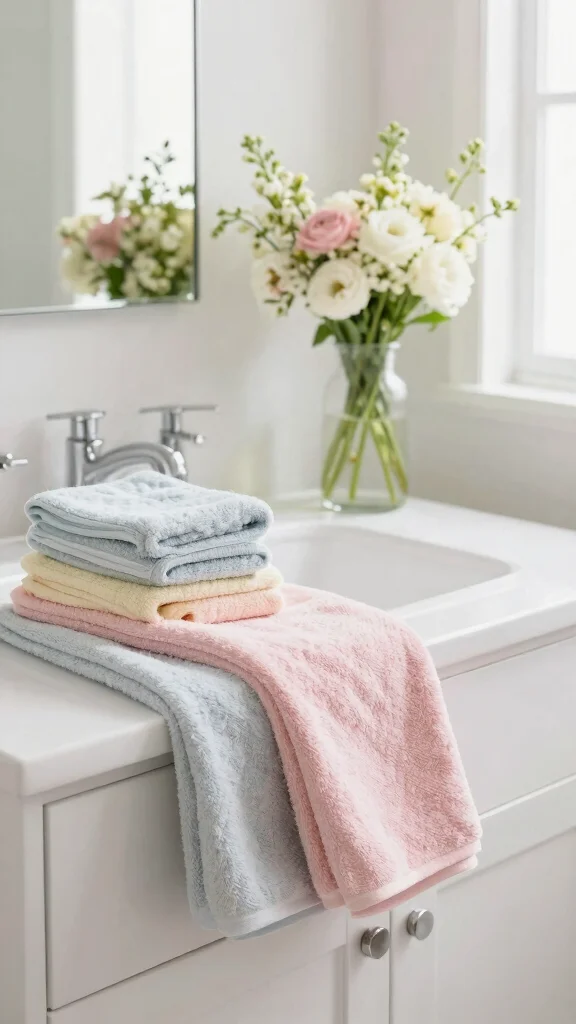 11 Bathroom Vanity Decor Ideas That Make the Counter Look Styled - 10. Seasonal Decor 1