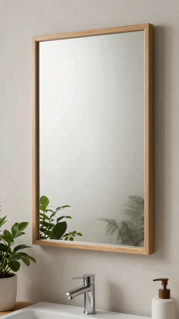 11 Bathroom Vanity Mirror Ideas for a Finished, Polished Look - 6. Frosted Glass Mirrors for Soft Elegance 1