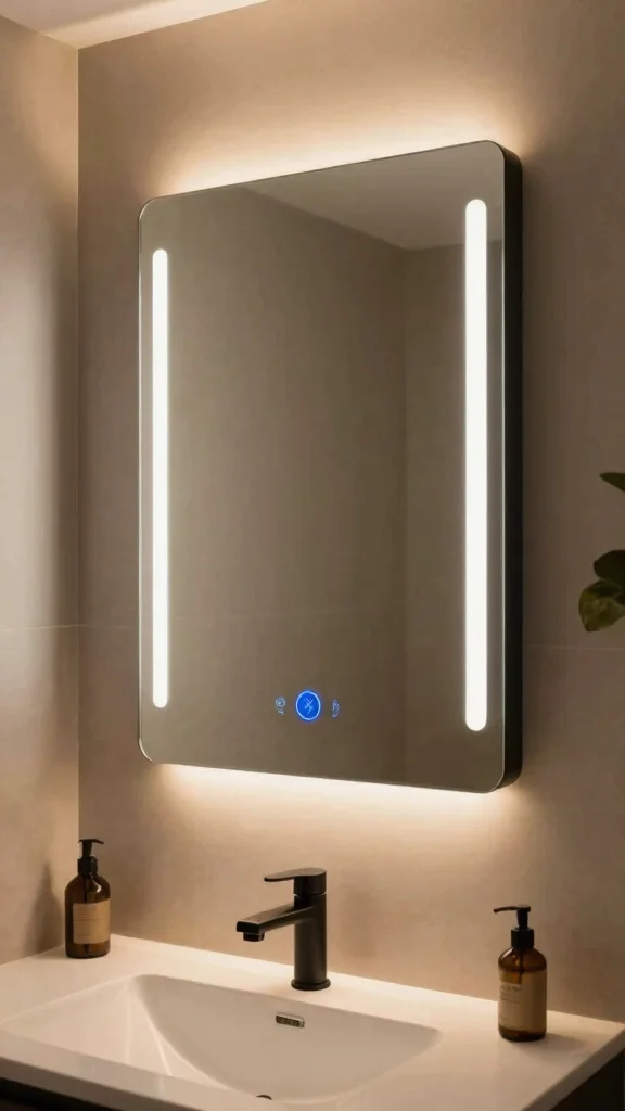 11 Bathroom Vanity Mirror Ideas for a Finished, Polished Look - 9. Smart Mirrors with Tech Features 1
