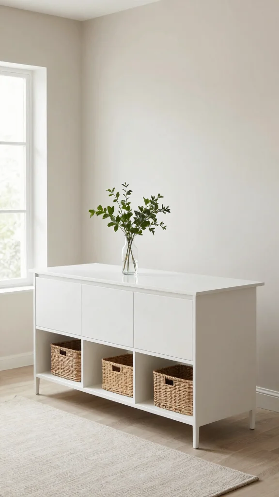 11 Dining Room Buffet Table Ideas for Extra Storage and Style - 1. Minimalist Marvels 1