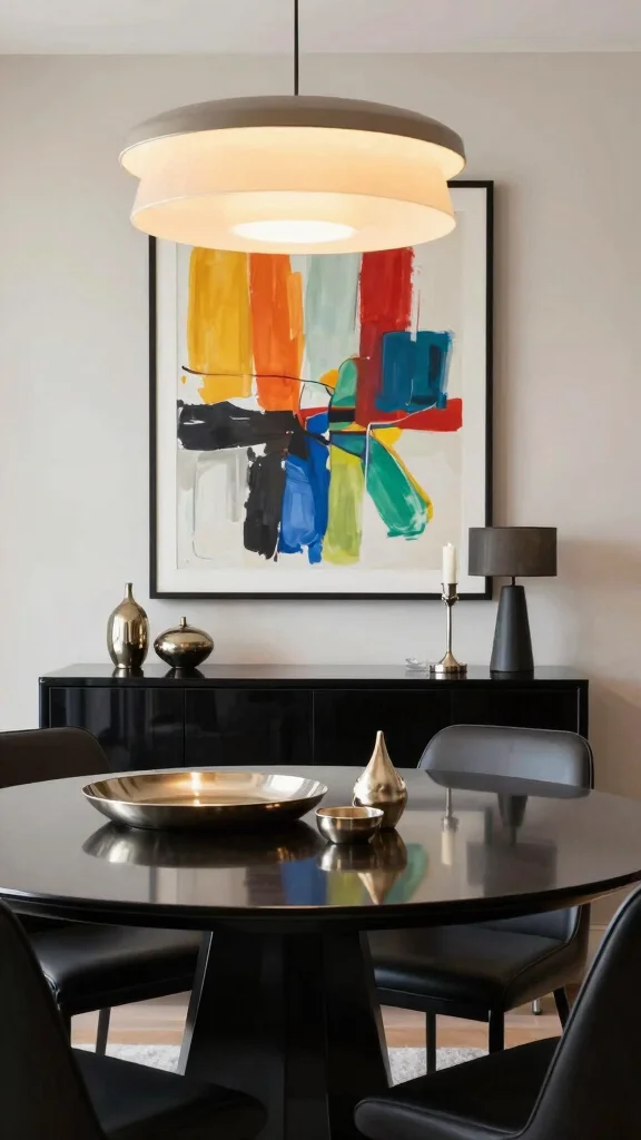 11 Dining Room Buffet Table Ideas for Extra Storage and Style - 3. Modern Elegance 1