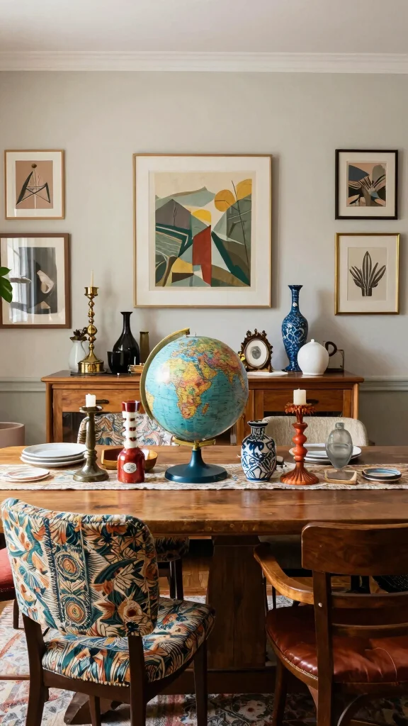 11 Dining Room Buffet Table Ideas for Extra Storage and Style - 7. Eclectic Collection 1