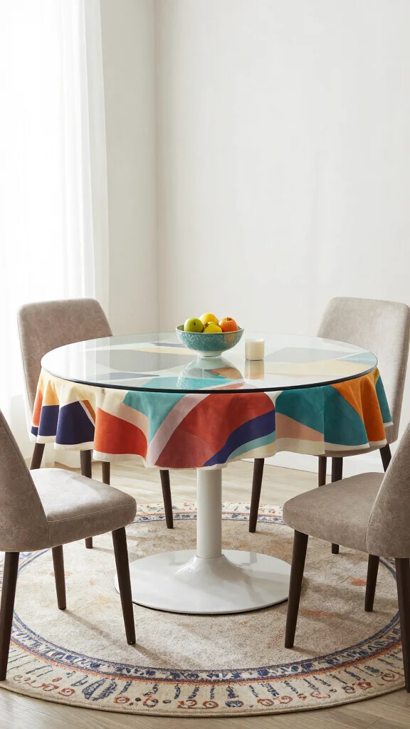 11 Dining Room Glass Table Ideas That Open Up Any Space - 3. Round Glass Tables 1