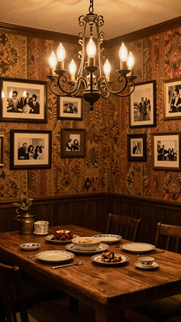 11 Dining Room Light Fixture Ideas Over the Table for the Perfect Glow - 3. Vintage-Inspired Fixtures 1