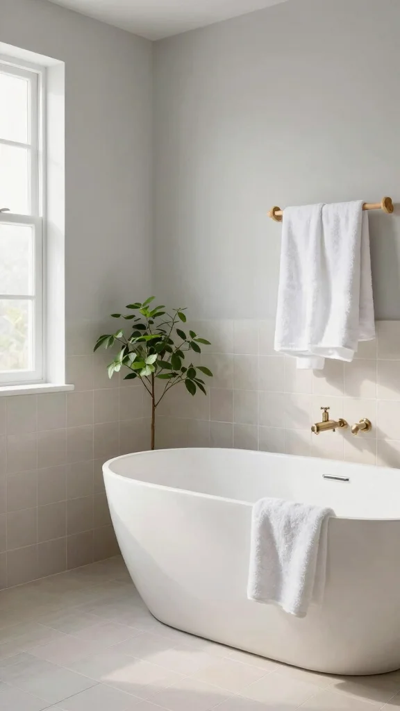 11 Japandi Bathroom Ideas for a Calm, Clean, and Minimal Space - 2. Soft Color Palettes 1
