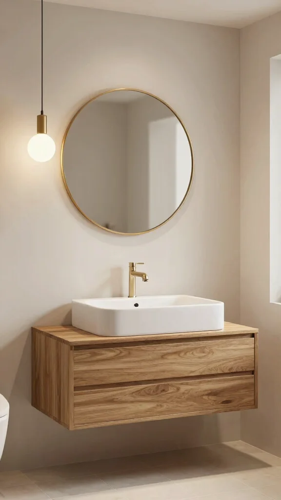 11 Japandi Bathroom Ideas for a Calm, Clean, and Minimal Space - 3. Minimalist Fixtures 1
