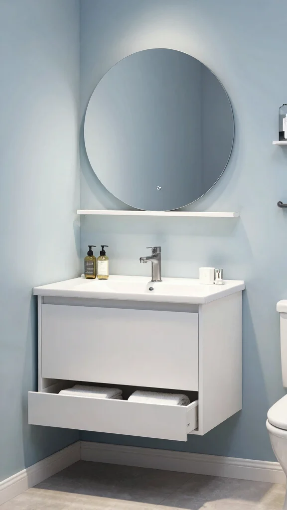 11 Restroom Cabinet Ideas for Smart Storage and Clean Lines - 3. Multi-functional Cabinets 1