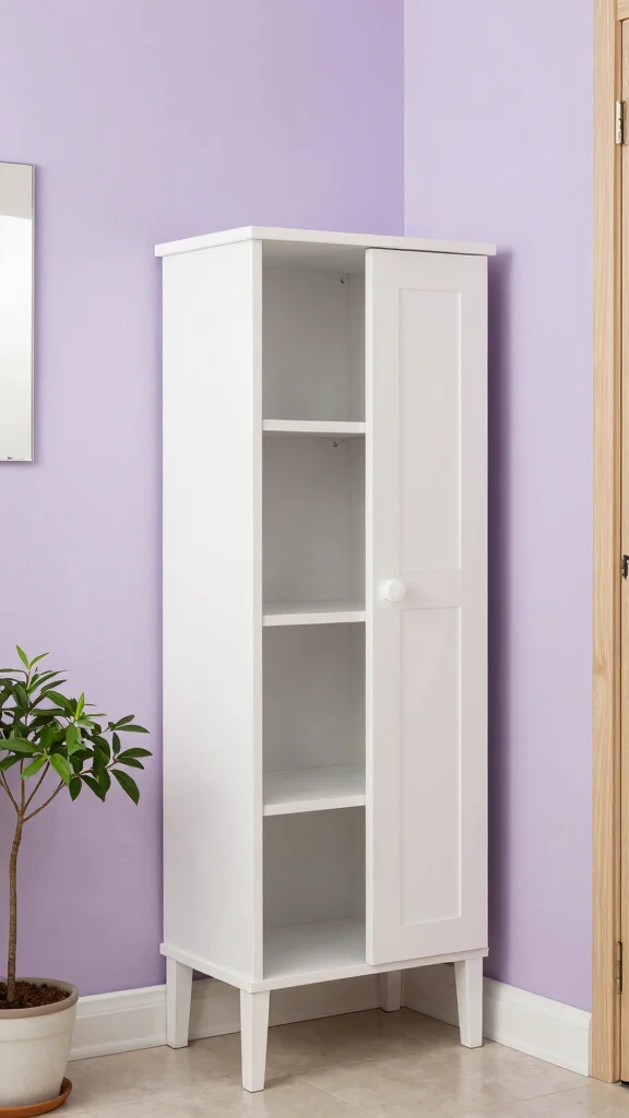 11 Restroom Cabinet Ideas for Smart Storage and Clean Lines - 5. Corner Cabinets 1