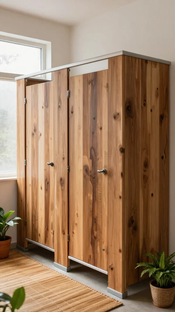 11 Restroom Cabinet Ideas for Smart Storage and Clean Lines - 7. Eco-Friendly Cabinets 1