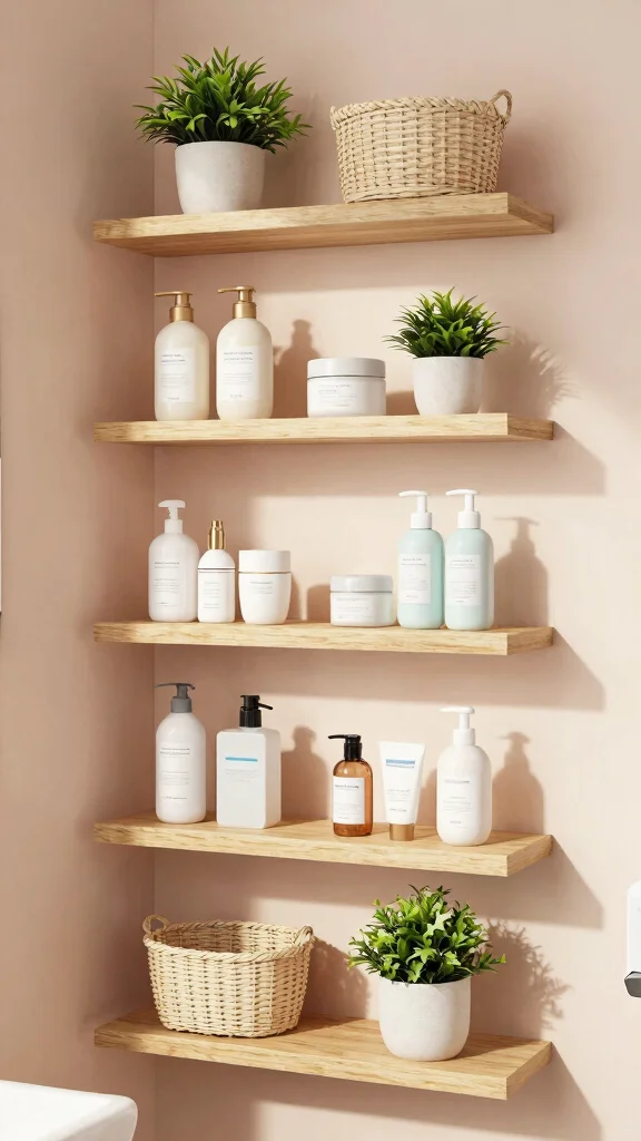 11 Restroom Cabinet Organization Ideas That Create Order Fast - 2. Utilize Vertical Space with Shelves 1