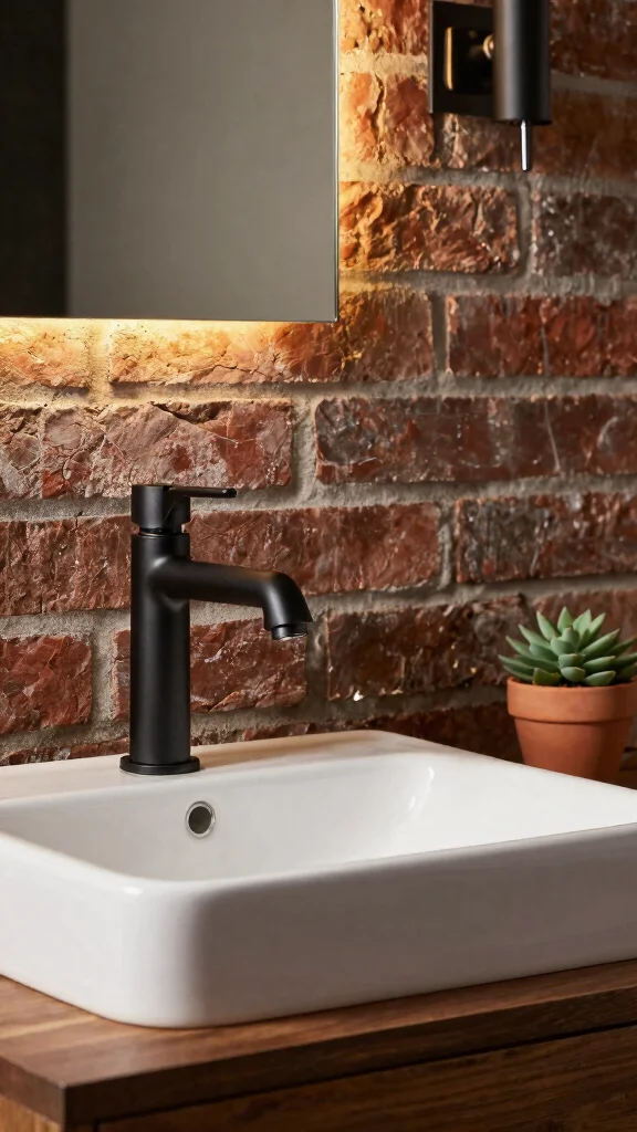 11 Restroom Faucet Ideas That Upgrade the Whole Sink Instantly - 1. Modern Industrial Chic 1