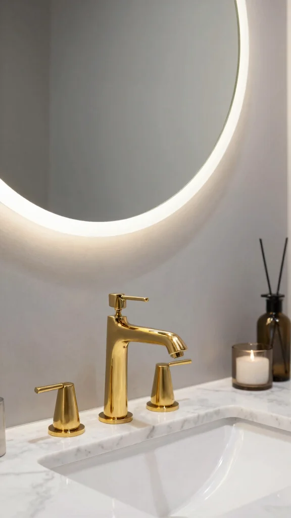 11 Restroom Faucet Ideas That Upgrade the Whole Sink Instantly - 11. Luxurious Gold Finishes 1