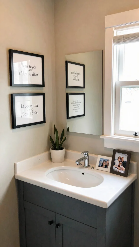 11 Restroom Makeup Vanity Ideas for a Functional Beauty Space - 10. Personalized Beauty Stations 1