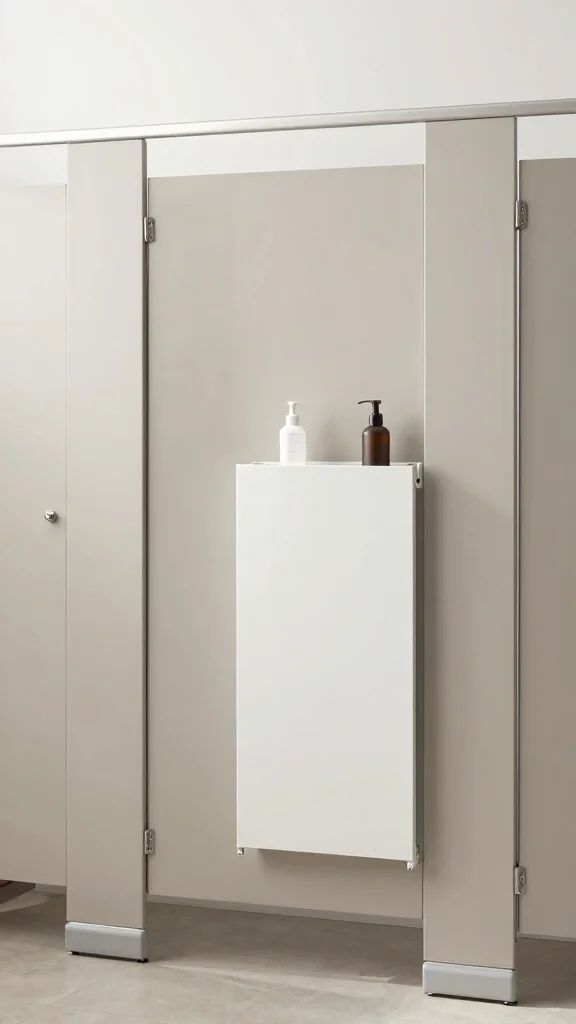 11 Restroom Makeup Vanity Ideas for a Functional Beauty Space - 11. Minimalist Design for Clarity 1