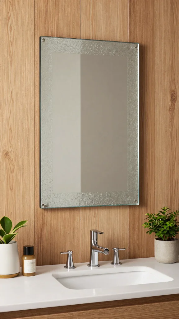 11 Restroom Vanity Mirror Ideas for a More Polished Space - 7. Eco-Friendly Mirror Materials 1