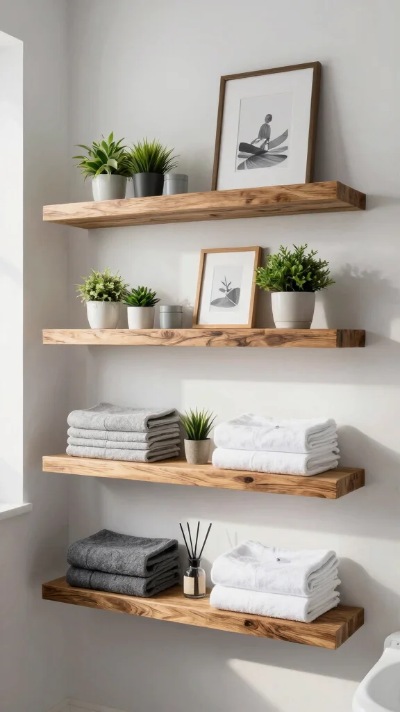 12 Bathroom Towel Storage Ideas That Keep Things Tidy and Accessible - 10. Utilize Empty Wall Spaces 1