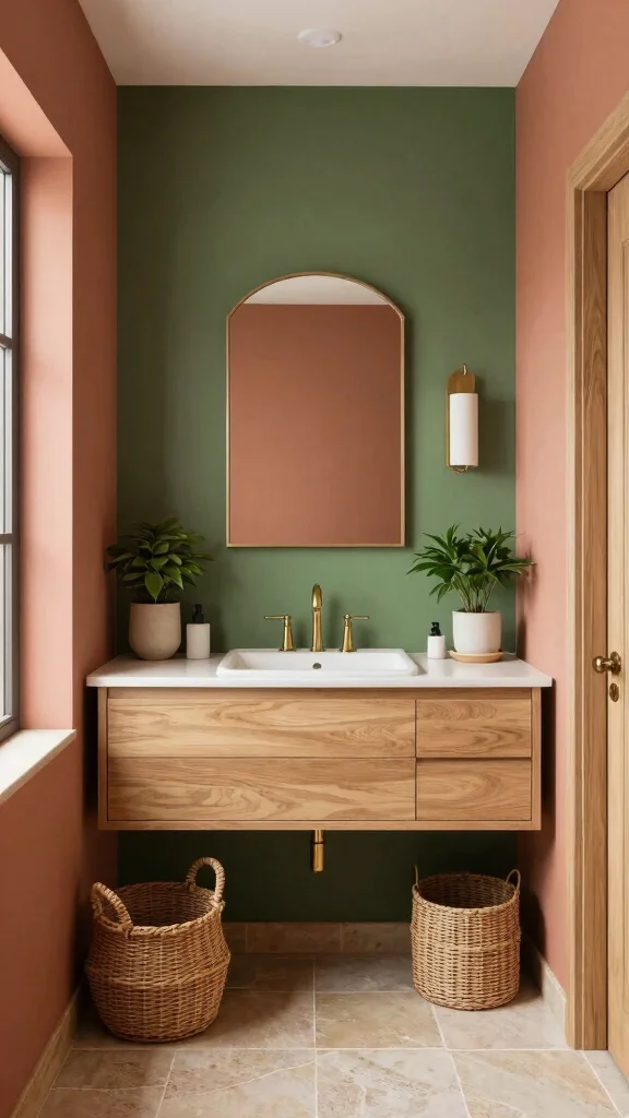12 Bathroom Trends in 2026 Worth Including in Your Next Renovation - 4. Earthy Color Palettes 1