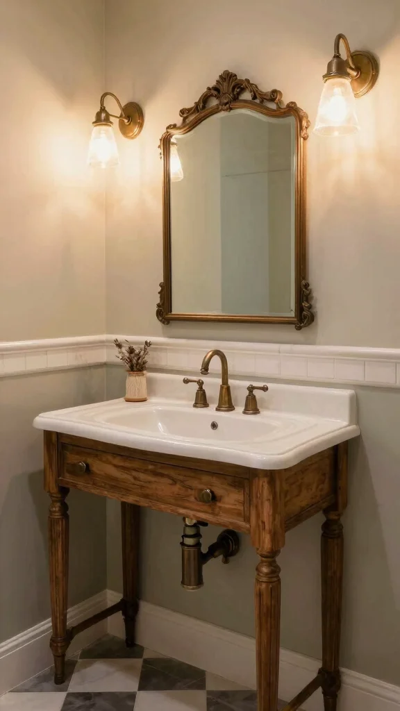 12 Bathroom Trends in 2026 Worth Including in Your Next Renovation - 7. Vintage-Inspired Fixtures 1