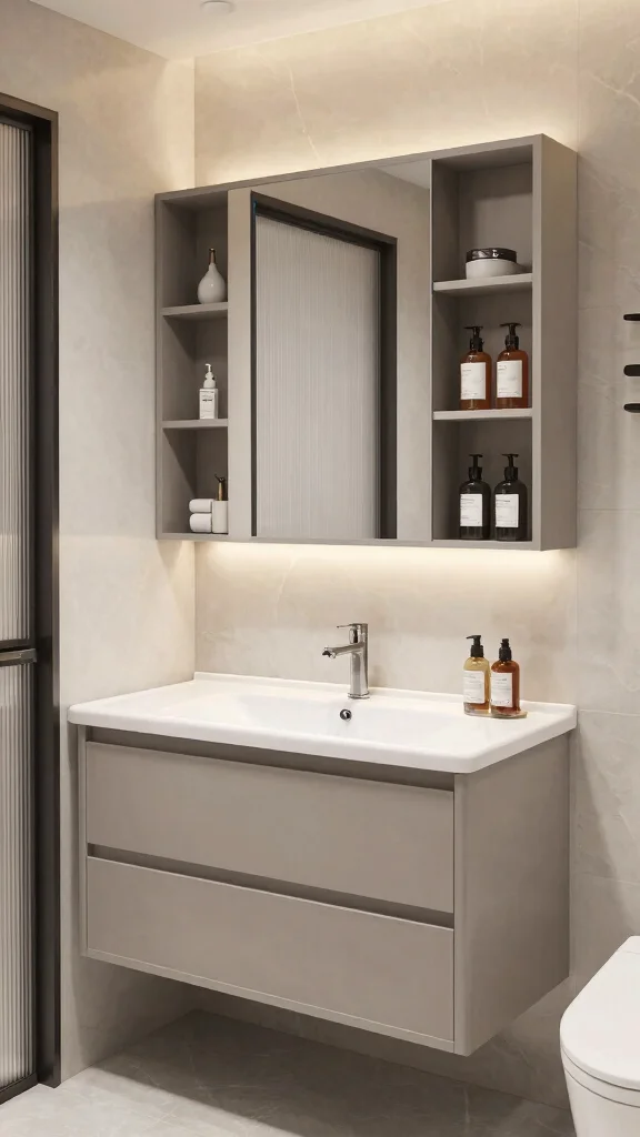 12 Bathroom Under Sink Cabinet Ideas That Maximize Every Inch - 12. Custom Built-Ins 1