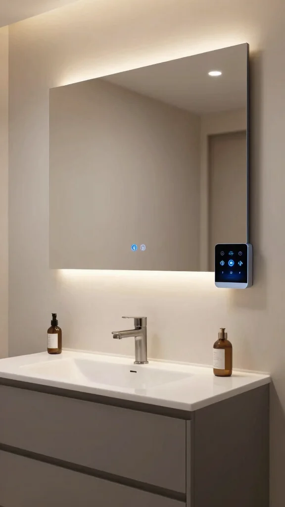 12 Bathroom Vanity Light Ideas That Flatter Without the Glare - 10. Smart Lighting Solutions 1