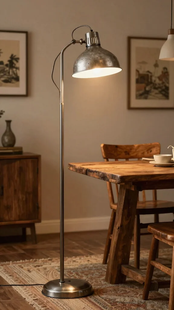 12 Dining Room Lighting Ideas Over the Table That Set the Mood - 8. Statement Floor Lamps 1