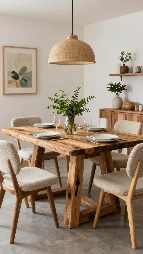 12 Dining Room Sets for 6 That Balance Space, Style, and Comfort - 12. Eco-Friendly Dining Set 1