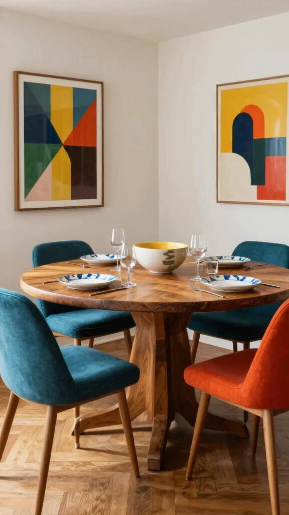 12 Dining Room Sets for 6 That Balance Space, Style, and Comfort - 6. Mid-Century Modern Set 1