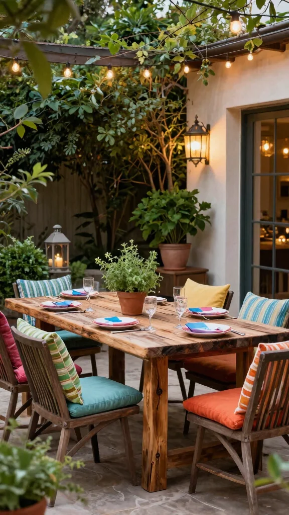 12 Dining Room Sets for 6 That Balance Space, Style, and Comfort - 9. Chic Outdoor Dining Set 1