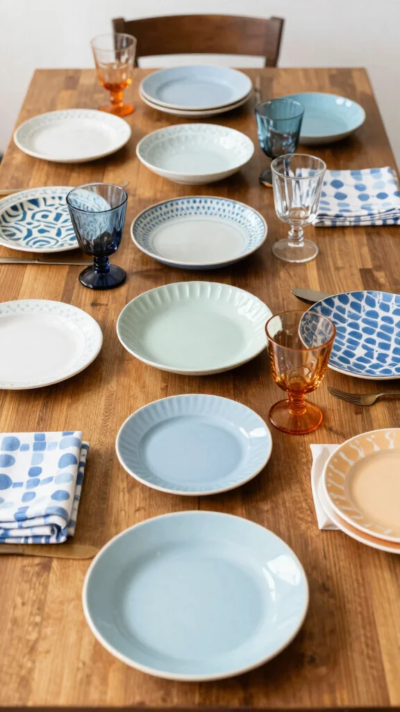 12 Dining Room Table Decor Ideas That Stay Simple and Stunning - 11. Mix and Match 1