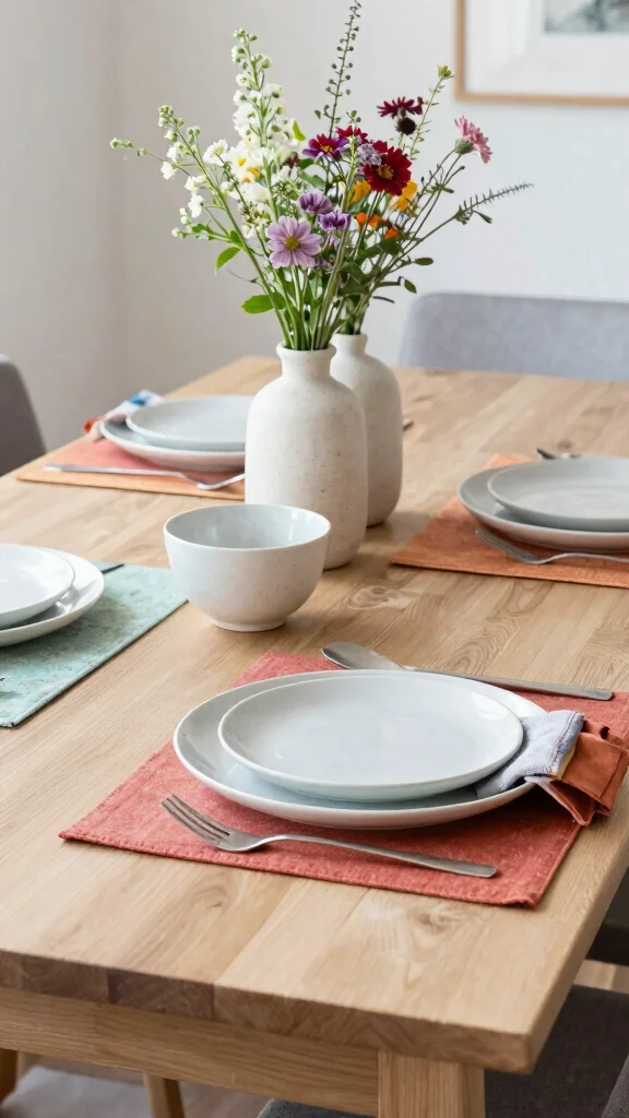 12 Dining Room Table Decor Ideas That Stay Simple and Stunning - 4. Budget-Friendly Decor 1