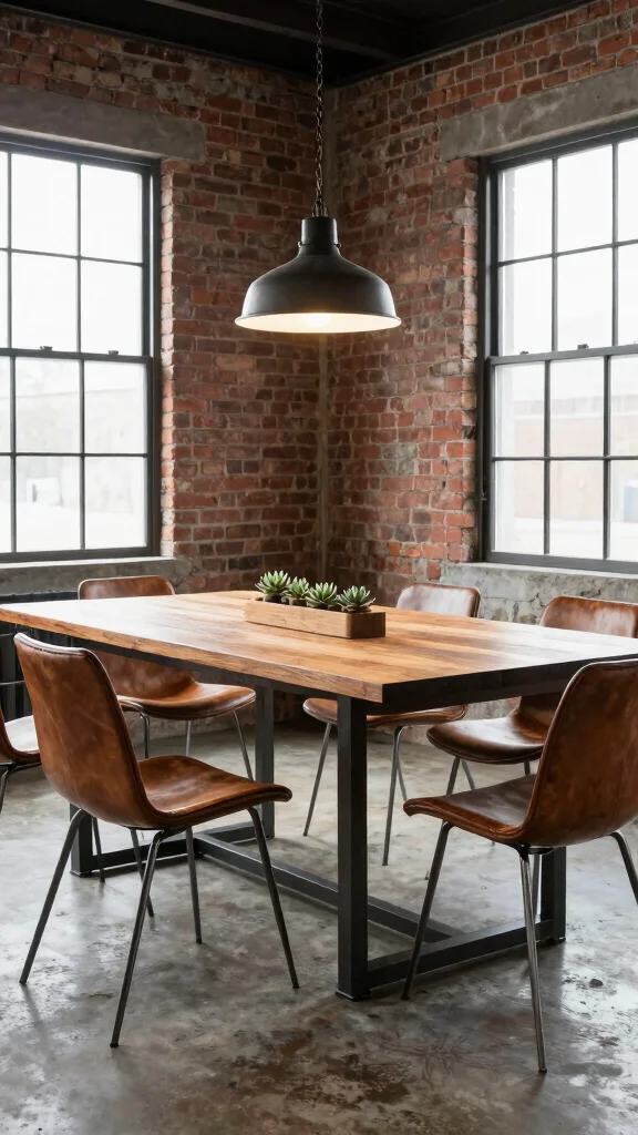 12 Dining Room Table and Chair Sets That Look Designer Done - 3. Industrial Edge 1