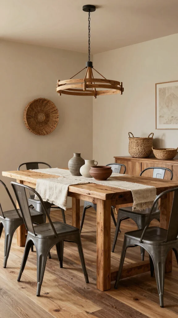 12 Dining Room Table and Chair Sets That Look Designer Done - 6. Modern Rustic 1