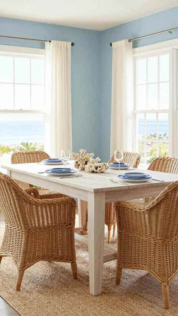 12 Dining Room Table and Chair Sets That Look Designer Done - 9. Coastal Vibes 1