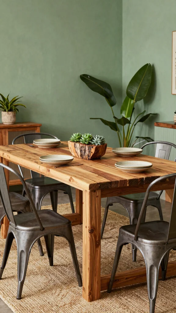 12 Dining Room Trends in 2026 Worth Designing Your Space Around - 1. Eco-Friendly Materials 1